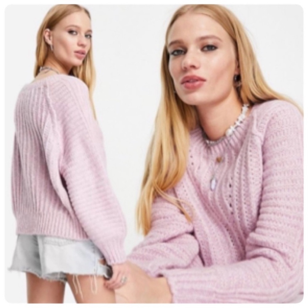 Free People CARTER PULLOVER SWEATER SIZE MEDIUM - Picture 10 of 14